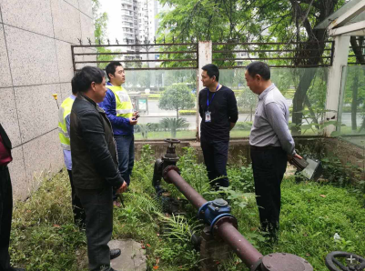 營銷部：水費(fèi)賬務(wù)組、查漏組排查大用戶表后管網(wǎng)隱患服務(wù)