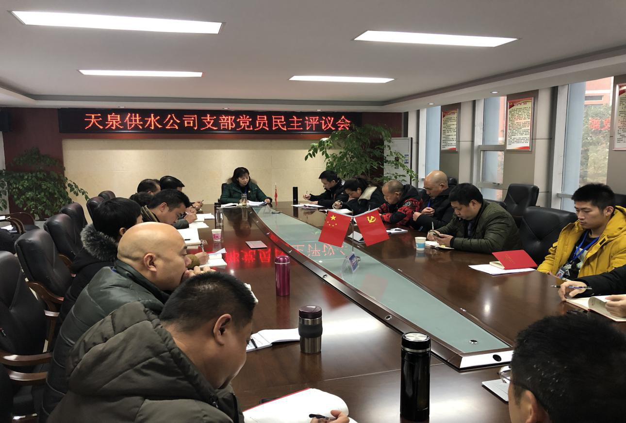 天泉公司支部召開黨員民主評(píng)議會(huì)